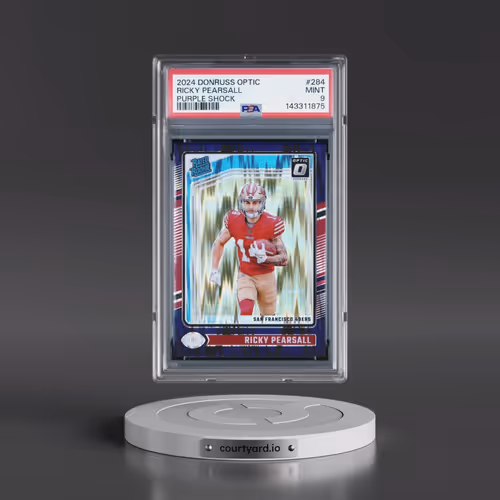 2024 Panini Donruss Optic #284 Ricky Pearsall - Purple Shock (PSA 9 MINT)