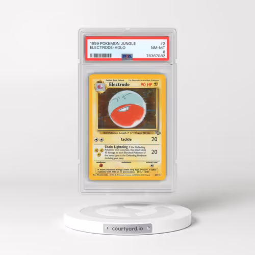 1999 Pokémon Jungle #2 Electrode - Holo (PSA 8 NM-MT)