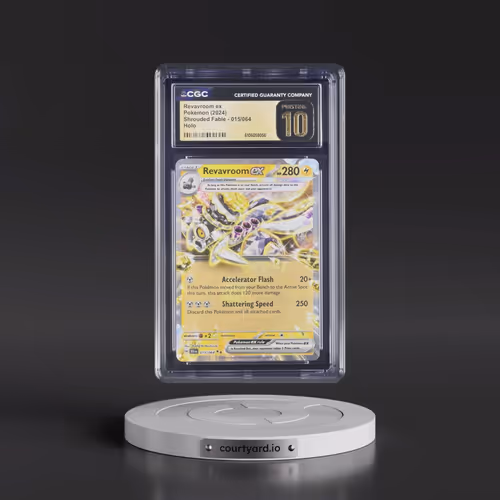 2024 Pokémon Sfa EN-Shrouded Fable #015 Revavroom EX - Holo (CGC 10 PRISTINE)