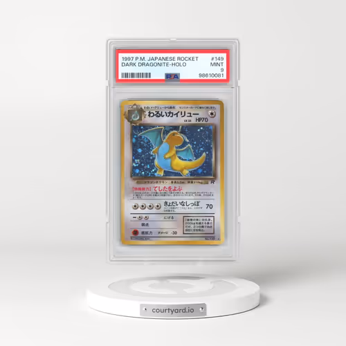 1997 Pokémon Rocket #149 Dark Dragonite - Holo (PSA 9 MINT)