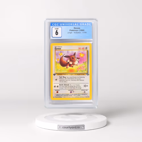 1999 Jungle #51/64 Eevee - 1st Edition 1st Edition (CGC 6 EX-NM)