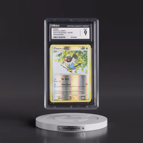 2007 Diamond & Pearl #74/130 Chatot - Reverse Holo (CGC 9 MINT)