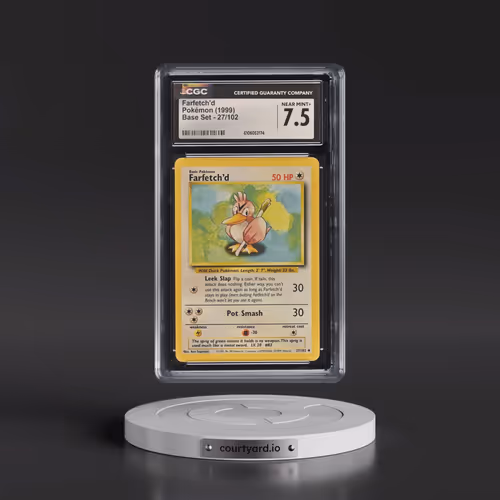 1999 Base Set #27/102 Farfetch'd (CGC 7.5 NM+)