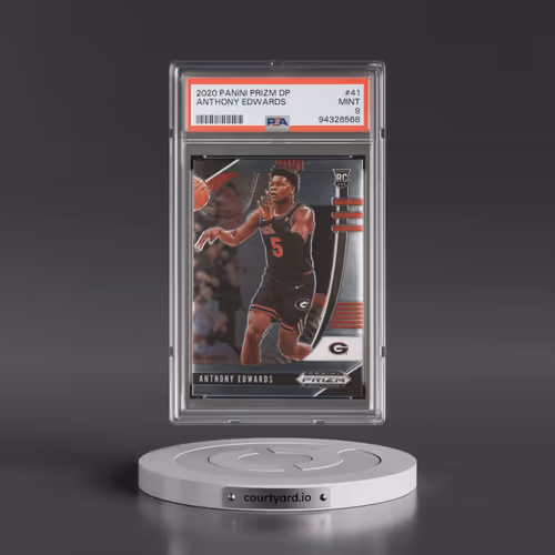 2020 Panini Prizm Draft Picks #41 Anthony Edwards (PSA 9 MINT)