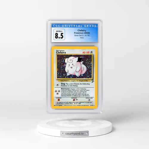 2000 Base Set 2 #6 Clefairy - Holo (CGC 8.5 NM-MT+)