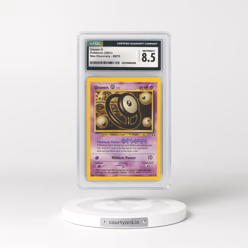 2001 Neo Discovery #69/75 Unown O (CGC 8.5 NM-MT+)