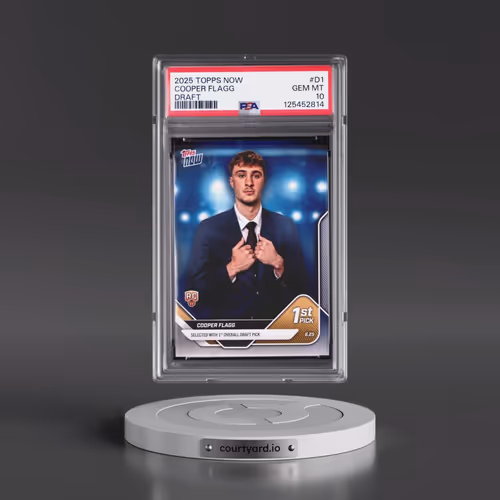 2025 Topps Now Draft #D1 Cooper Flagg (PSA 10 GEM MINT)