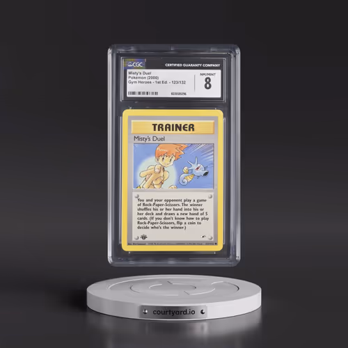 2000 Gym Heroes #123/132 Misty's Duel - 1st Edition 1st Edition (CGC 8 NM-MT)