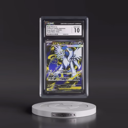 2025 Mega Brave - M1L #079/063 Mega Absol ex - Super Rare Holo (CGC 10 GEM MINT)