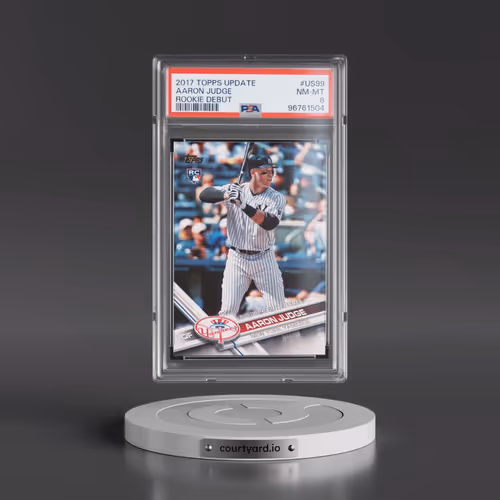 2017 Topps Update #US99 Aaron Judge - Rookie Debut (PSA 8 NM-MT)