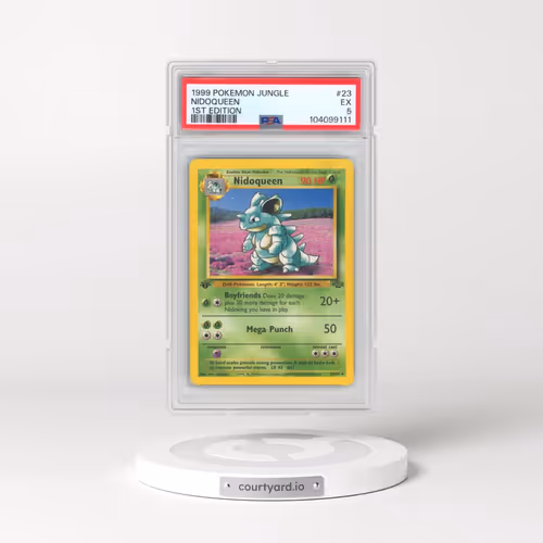 1999 Pokémon Jungle #23 Nidoqueen - 1st Edition (PSA 5 EX)