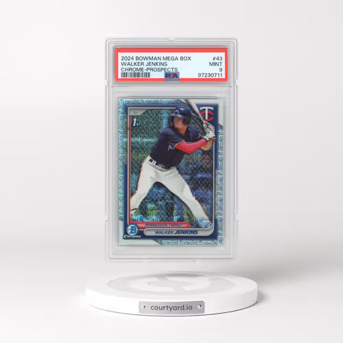 2024 Bowman Mega Box Chrome Prospects #43 Walker Jenkins (PSA 9 MINT)