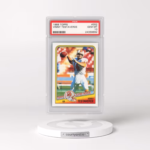 1988 Topps #352 Vinny Testaverde (PSA 10 GEM MINT)