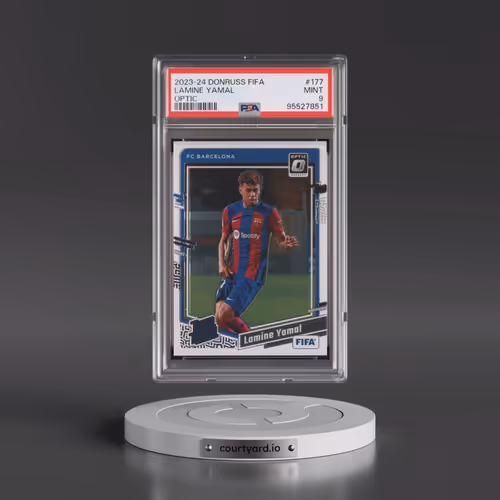 2023-24 Panini Donruss FIFA #177 Lamine Yamal - Optic (PSA 9 MINT)