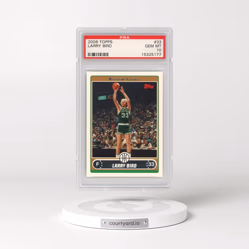 2006 Topps #33 Larry Bird (PSA 10 GEM MINT)