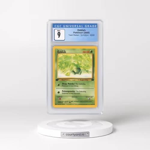 2000 Team Rocket #63/82 Oddish - 1st Edition 1st Edition (CGC 9 MINT)