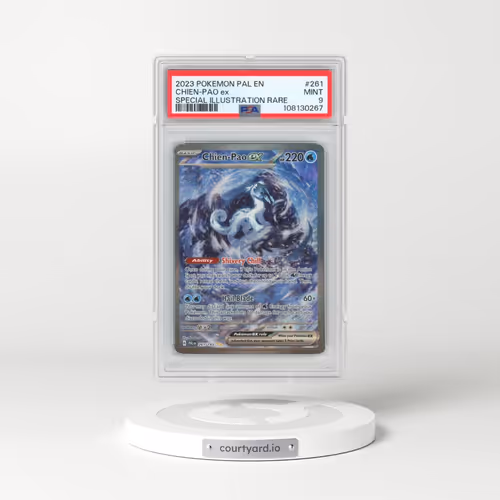 2023 Pokémon Pal EN-Paldea Evolved #261 Chien-Pao EX - Holo Special Illustration Rare (PSA 9 MINT)