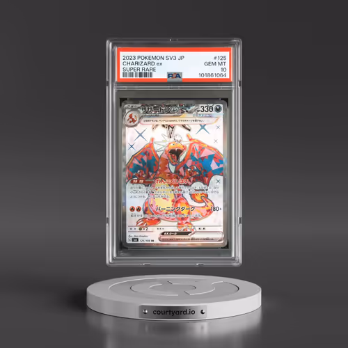 2023 Pokémon SV3-Ruler of the Black Flame #125 Charizard EX - Holo Super Rare (PSA 10 GEM MINT)