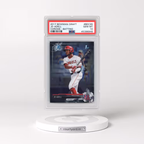 2017 Bowman Draft #BDC95 Jo Adell - Chrome-Batting (PSA 10 GEM MINT)