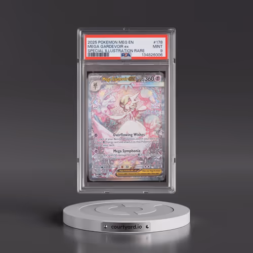 2025 Pokémon Meg EN-Mega Evolution #178 Mega Gardevoir EX - Holo Special Illustration Rare (PSA 9 MI