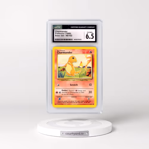 1999 Base Set #46/102 Charmander (CGC 6.5 EX-NM+)