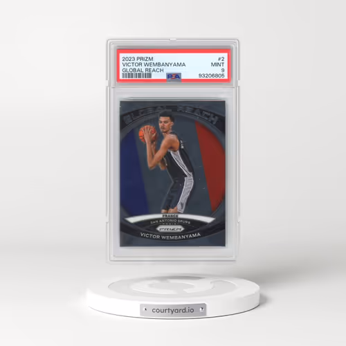 2023 Panini Prizm Global Reach #2 Victor Wembanyama (PSA 9 MINT)