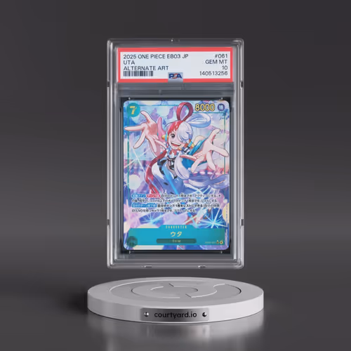 2025 One Piece Japanese EB03-Extra Booster -One Piece Heroines Edition #061 Uta - Alternate Art (PSA