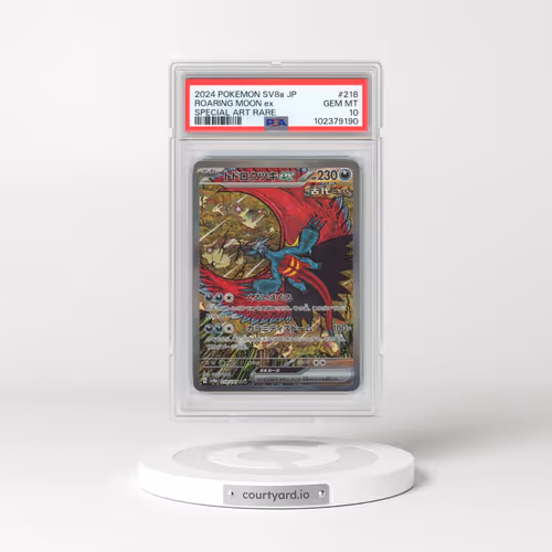 2024 Pokémon Sv8a-Terastal Fest EX #218 Roaring Moon EX - Holo Special Art Rare (PSA 10 GEM MINT)