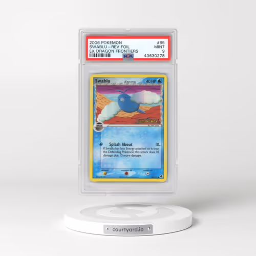 2006 Pokémon EX Dragon Frontiers #65 Swablu - Reverse Foil (PSA 9 MINT)