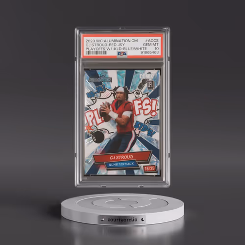 2023 Wild Card Alumination Comix CJ Stroud Edition #ACCS CJ Stroud - Playoffs White 1-Red Jersey-Kal
