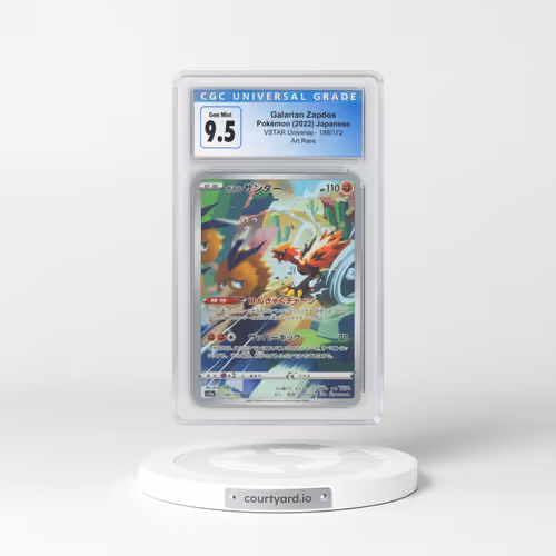 2022 VSTAR Universe #188/172 Galarian Zapdos - Art Rare (CGC 10 GEM MINT)