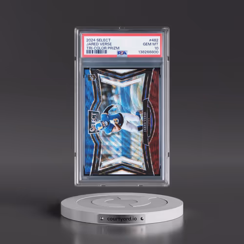 2024 Panini Select #482 Jared Verse - Tri-Color Prizm (PSA 10 GEM MINT)