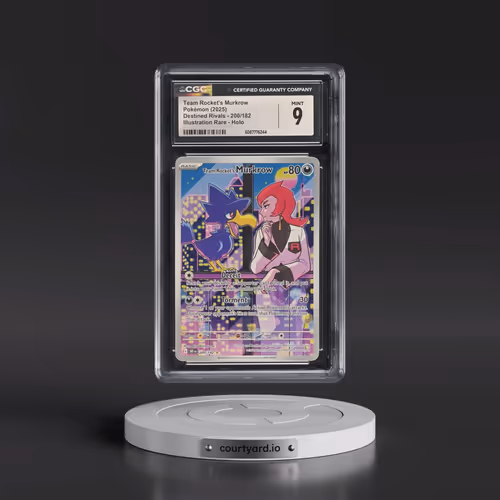 2025 Destined Rivals - DRI EN #200/182 Team Rocket's Murkrow - Illustration Rare Holo (CGC 9 MINT)