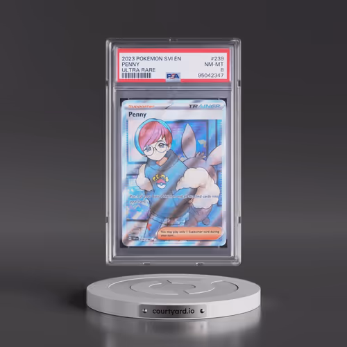 2023 Pokémon Svi EN-Scarlet & Violet #239 Penny - Ultra Rare (PSA 8 NM-MT)