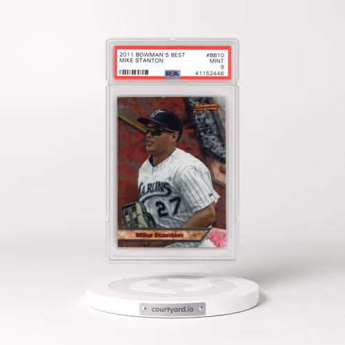 2011 Bowman's Best #BB10 Mike Stanton (PSA 9 MINT)