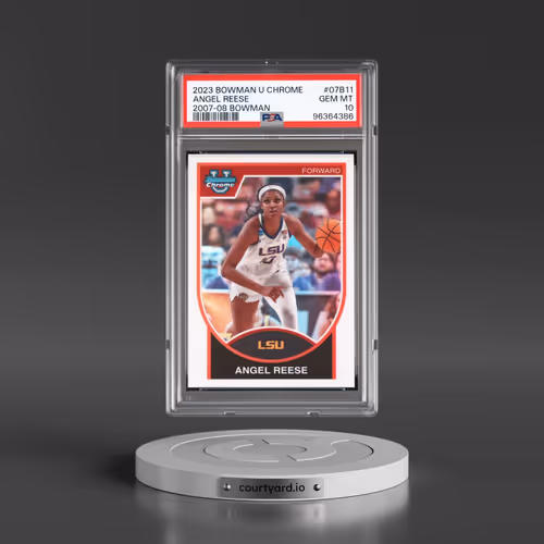 2023 Bowman University Chrome 2007-08 Bowman #07B11 Angel Reese (PSA 10 GEM MINT)