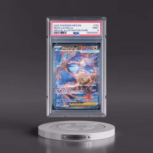 2025 Pokémon Meg EN-Mega Evolution #181 Mega Latias EX - Holo Special Illustration Rare (PSA 9 MINT)