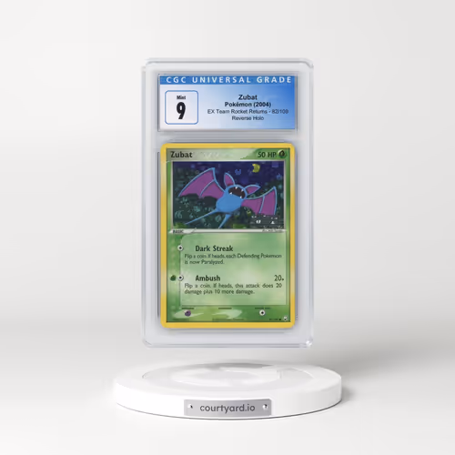 2004 EX Team Rocket Returns #82/109 Zubat - Reverse Holo (CGC 9 MINT)