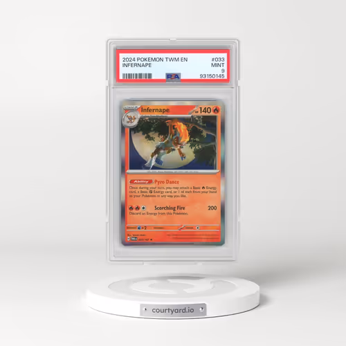 2024 Pokémon Twm EN-Twilight Masquerade #033 Infernape (PSA 9 MINT)