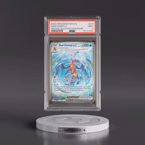 2023 Pokémon Par EN-Paradox Rift #245 Garchomp EX - Holo Special Illustration Rare (PSA 9 MINT)
