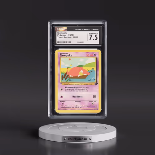 1999 Team Rocket #67/82 Slowpoke (CGC 7.5 NM+)