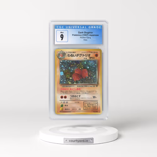 1997 Rocket Gang #51 Dark Dugtrio - Holo (CGC 9 MINT)