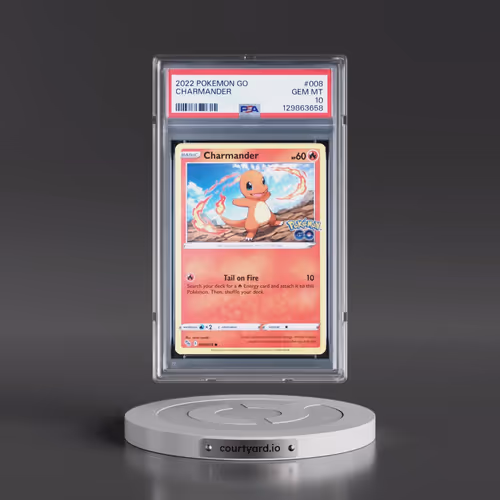 2022 Pokémon Go #008 Charmander (PSA 10 GEM MINT)