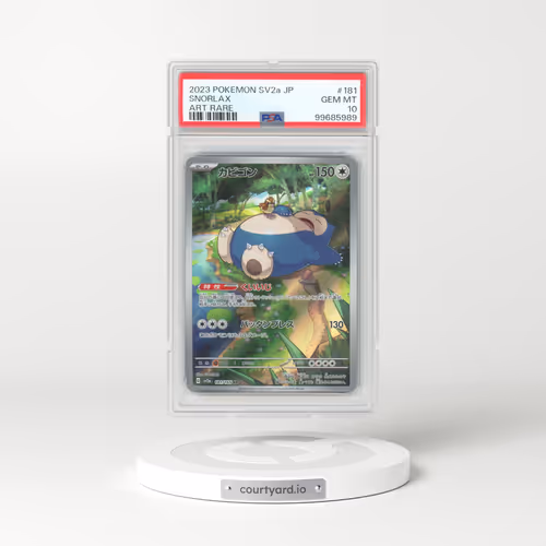 2023 Pokémon Sv2a-Pokemon 151 #181 Snorlax - Art Rare (PSA 10 GEM MINT)