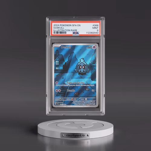 2024 Pokémon Sfa EN-Shrouded Fable #068 Duskull - Illustration Rare (PSA 9 MINT)