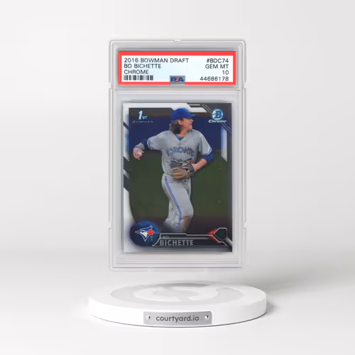 2016 Bowman Draft #BDC74 Bo Bichette - Chrome (PSA 10 GEM MINT)