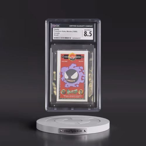 1998 Pokémon Kaku Menko (1998 Amada) - Japanese Gastly - Small (45MM x 74MM) (CGC 8.5 NM-MT+)