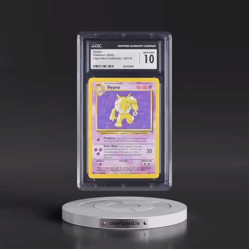 2002 Legendary Collection #25/110 Hypno (CGC 10 GEM MINT)