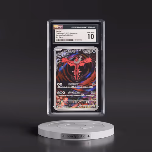 2023 Pokémon Sv3a-Raging Surf #071 Yveltal - Art Rare (CGC 10 GEM MINT)