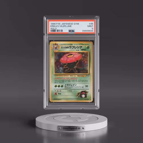 1998 Pokémon Gym #45 Erika's Vileplume - Holo (PSA 9 MINT)
